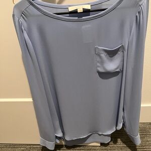 LOFT Women's Blue Top NEVER WORN